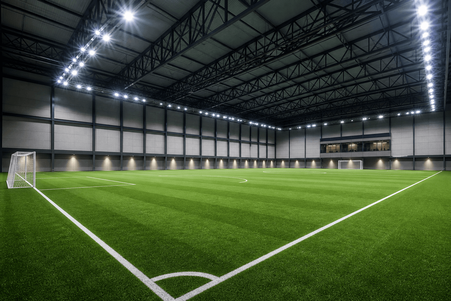 La Redonda Indoor Soccer facility interior with FIFA-quality turf